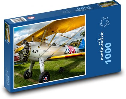 Historické letadlo - puzzle 1000 dílků