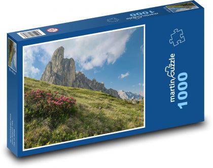 Přírodní scenérie - hory, krajina - Puzzle 1000 dílků, rozměr 60x46 cm
