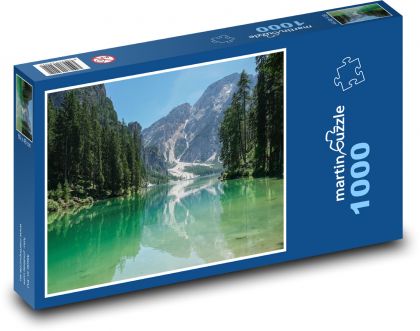 Jezero v horách - puzzle 1000 dílků