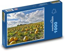 Tekvicové pole Puzzle 1000 dielikov - 60 x 46 cm