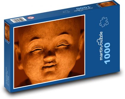 Budha - náboženství, meditace - Puzzle 1000 dílků, rozměr 60x46 cm
