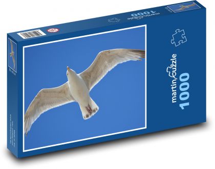 Čajka - zviera, krídla - Puzzle 1000 dielikov, rozmer 60x46 cm