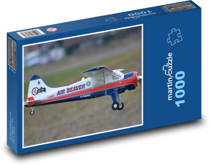 Airplane - model, air - Puzzle 1000 pieces, size 60x46 cm 