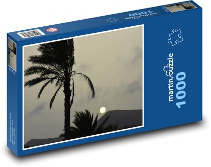 Palma - západ slunce - puzzle 1000 dílků