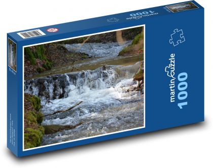 Vodopád - řeka, voda - puzzle 1000 dílků