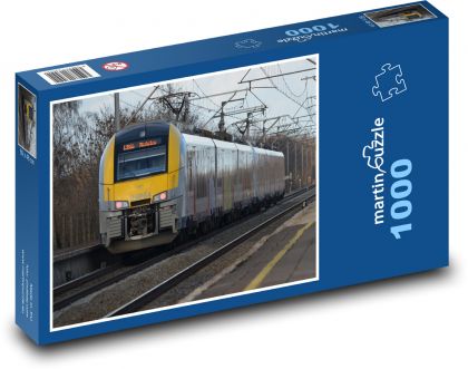 Osobní vlak - puzzle 1000 dílků