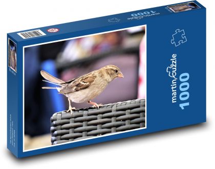 Spatz - Vogel, Tier - Puzzle - 1000 Teile