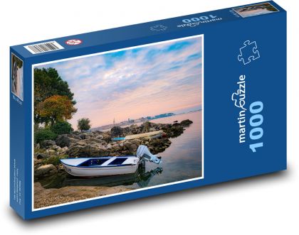 Čluny na břehu - puzzle 1000 dílků