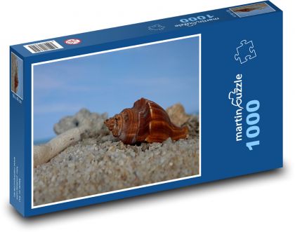 Ulita, pláž, moře - Puzzle 1000 dílků, rozměr 60x46 cm