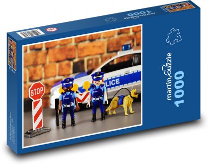 Polizei - Spiel, Charaktere - Puzzle - 1000 Teile