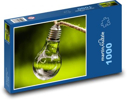 Glühbirne - Energie, Natur - Puzzle - 1000 Teile
