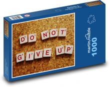 Nevzdávat - odvaha, život Puzzle 1000 dílků - 60 x 46 cm