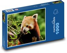 Panda červená - mláďa Puzzle 1000 dielikov - 60 x 46 cm 