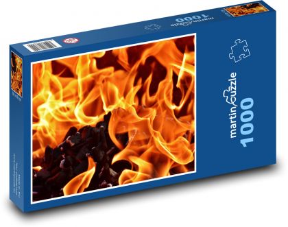 Feuer - Flammen, brennen - Puzzle - 1000 Teile