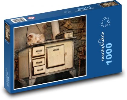 Oven - stove, nostalgia - Puzzle 1000 pieces, size 60x46 cm 