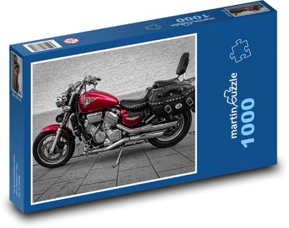 Motocykl - Honda, motorka - Puzzle 1000 dílků, rozměr 60x46 cm