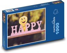 Happy - positive, joy Puzzle 1000 pieces - 60 x 46 cm 