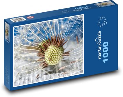 Púpava - páperie, kvet - Puzzle 1000 dielikov, rozmer 60x46 cm