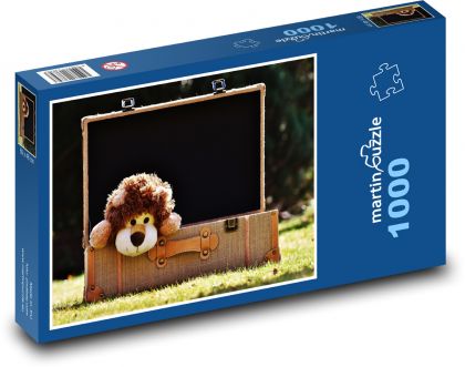Lion - pet toy - Puzzle 1000 pieces, size 60x46 cm 
