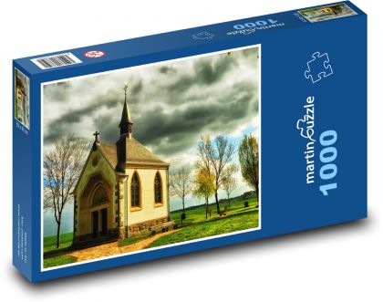 Německo - kaple, kostel - Puzzle 1000 dílků, rozměr 60x46 cm