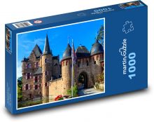 Nemecko - hrad Satzvey Puzzle 1000 dielikov - 60 x 46 cm 