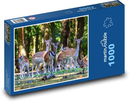 Príroda - divoká zver - Puzzle 1000 dielikov, rozmer 60x46 cm