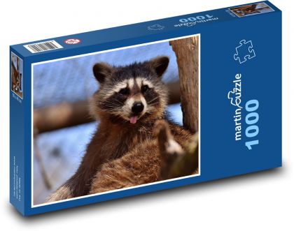 Mýval - cicavec, zviera - Puzzle 1000 dielikov, rozmer 60x46 cm