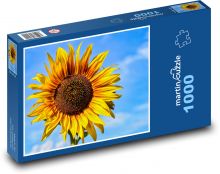 Slnečnica - žltá kvetina Puzzle 1000 dielikov - 60 x 46 cm 