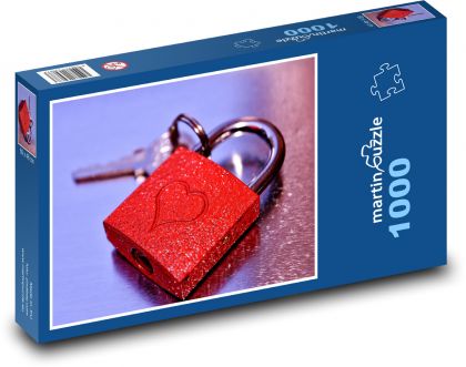 Klucz do serca - razem, aby kochać - Puzzle 1000 elementów, rozmiar 60x46 cm