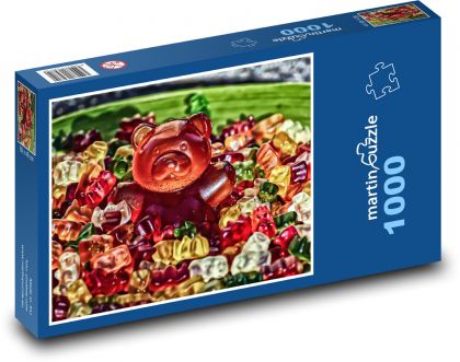 Gummibärchen - Süßigkeiten, Zucker - Puzzle - 1000 Teile