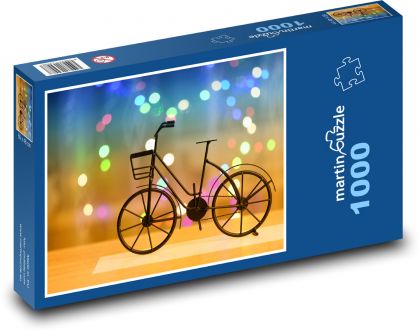 Bicykel - nostalgia, retro bicykel - Puzzle 1000 dielikov, rozmer 60x46 cm