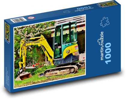 Digger - garden, machine - Puzzle 1000 pieces, size 60x46 cm 