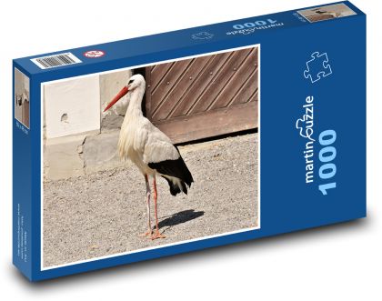 Bocian - zwierzę, przyroda - Puzzle 1000 elementów, rozmiar 60x46 cm