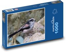 Sýkorka dlouhoocasá - pták Puzzle 1000 dílků - 60 x 46 cm