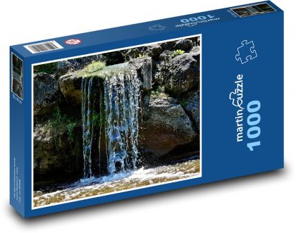 Padajúca voda - tok, príroda - Puzzle 1000 dielikov, rozmer 60x46 cm