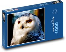 Schneeeule - Vogel, Tier Puzzle 1000 Teile - 60 x 46 cm