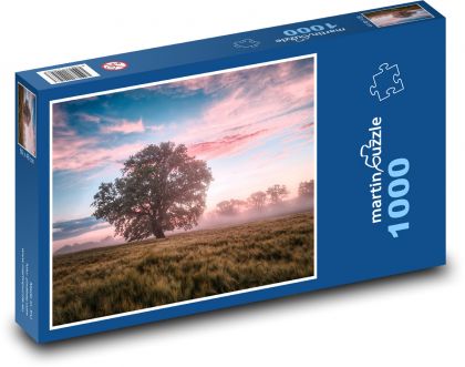 Príroda - východ slnka - Puzzle 1000 dielikov, rozmer 60x46 cm