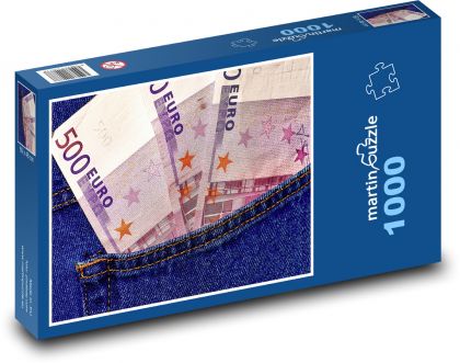 Euro - Tasche, Geld - Puzzle - 1000 Teile