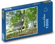 Osel - savec, zvíře Puzzle 1000 - 60x46 cm