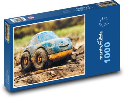Hračka - auto, vozidlo - puzzle 1000 dílků