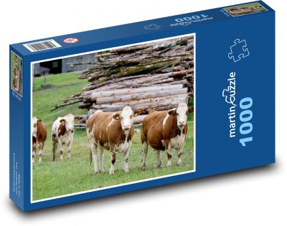 Kuh - Rinder, Milchkühe - Puzzle - 1000 Teile
