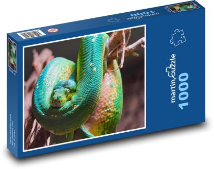 Krajta - Terrarium, Schlange - Puzzle - 1000 Teile