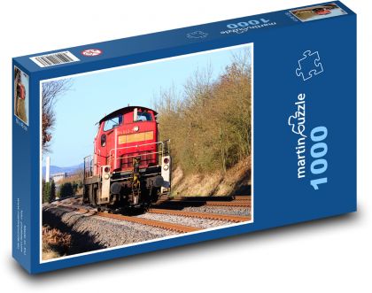 Lokomotive - Eisenbahn, Zug - Puzzle - 1000 Teile