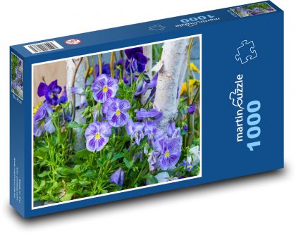 Stiefmütterchen - Garten, Blume - Puzzle - 1000 Teile
