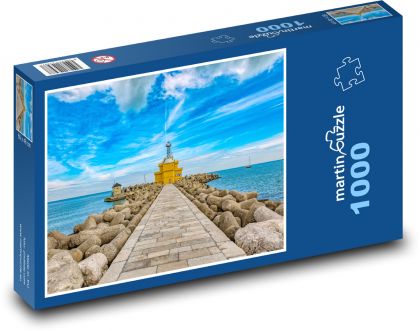 Italy, sea, lighthouse - Puzzle 1000 pieces, size 60x46 cm 