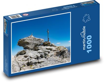 Korutany - Salzburg, hory - puzzle 1000 dílků