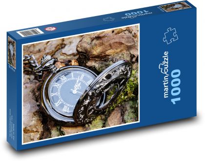 Pocket watches - time, clock - Puzzle 1000 pieces, size 60x46 cm 