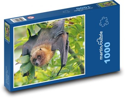 Fledermaus - fliegender Hund, Tier - Puzzle - 1000 Teile