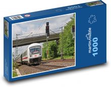 Vlak - nemecké dráhy, koľaje Puzzle 1000 dielikov - 60 x 46 cm 