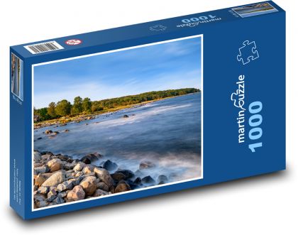 Coast - waves, sea - Puzzle 1000 pieces, size 60x46 cm 